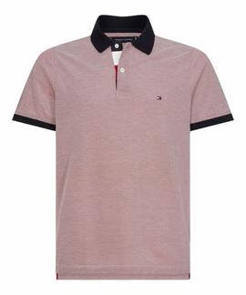 STRUCTURED SLIM POLO PRIMARY RED
