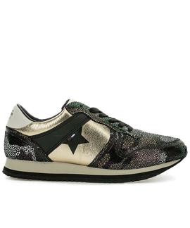 TOMMY LAGOON 1Z1 CAMO SUEDE-BLACK-ANTIQUE GOLD
