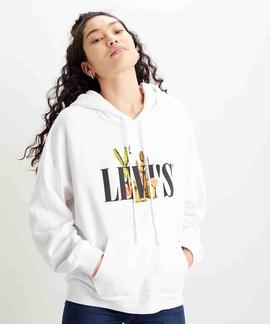 GRAPHIC 2020 HOODIE SERIF WITH CACTUS HOODIE WHITE