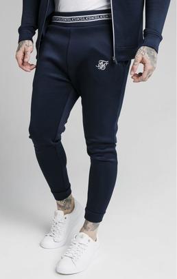 ELEMENT MUSCLE FIT CUFF JOGGER NAVY - WHITE