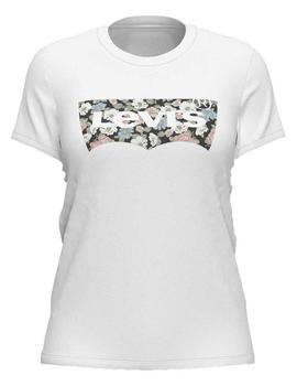 CAMISETA LEVI’S® THE PERFECT TEE VANESSA FLORAL FILL WHITE