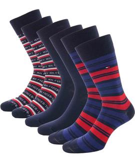 TH MEN SOCK 3 PACK GIFTBOX TOMMY NAVY