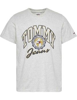 TJM BOLD COLLEGE GRAPHIC TEE SILVER GREY HEATHER