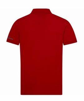 TOMMY LOGO REGULAR FIT POLO  HAUTE RED