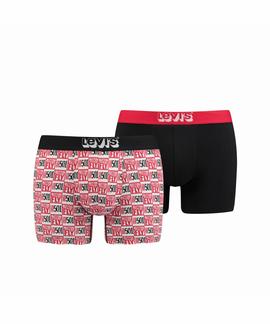 LEVIS 200SF THE ORIGINAL BOXER BRIEF 2 PACK RED