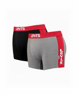 LEVIS 200SF LEVIS TAB BOXER BRIEF 2 PACK MID GREY