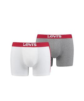 LEVIS 200SF LEVIS TAB BOXER BRIEF 2 PACK WHITE
