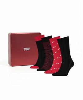 LEVIS AW18 GIFTBOX REGULAR CUT 4P RED