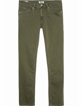 PANTALÓN VAQUERO SCANTON SLIM FIT HERITAGE OLVNC OLIVE NIGHT