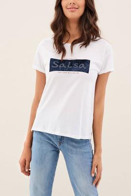 SALSA BRANDING T-SHIRT WHITE
