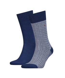 TH MEN SOCK 2 PACK STRUCTURE KNIT OFF WHITE