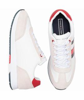 ZAPATILLAS TOMMY CORPORATE LEATHER WHITE