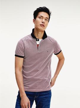 STRUCTURED SLIM POLO PRIMARY RED