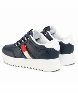 HIGH CLEATED FLAG SNEAKER TWILIGHT NAVY
