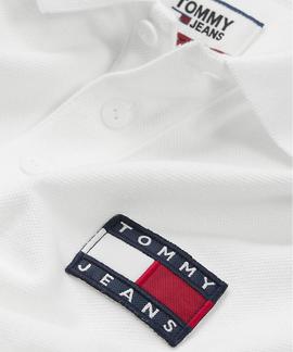 TJM TOMMY BADGE POLO CLASSIC WHITE