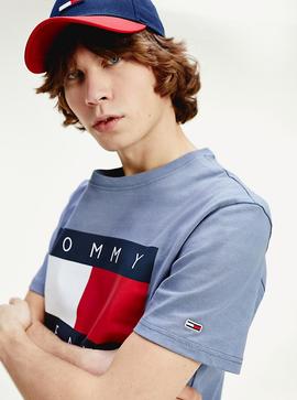 TJM TOMMY FLAG TEE FADED INK