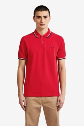 POLO TWIN TIPPED M3600 401 WINTER RED / WHITE / NAVY