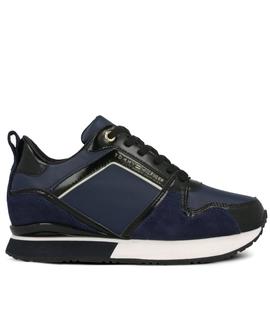 ZAPATILLAS TOMMY LEATHER WEDGE SNEAKER TOMMY NAVY