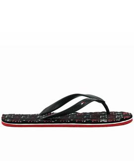 CHANCLAS TOMMY BARNEY 2R MIDNIGHT / TANGO RED