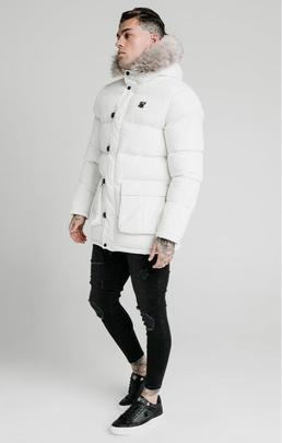 RIP STOP PUFF PARKA WHITE