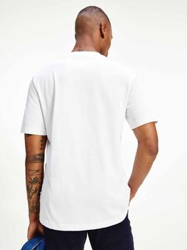 SIGNATURE FLAG RELAXED FIT WHITE