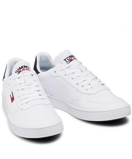 TOMMY JEANS ESSENTIAL CUPSOLE WHITE