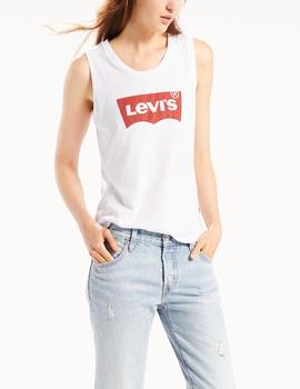 THE MUSCLE TANK FESTIVAL TANK WHITE