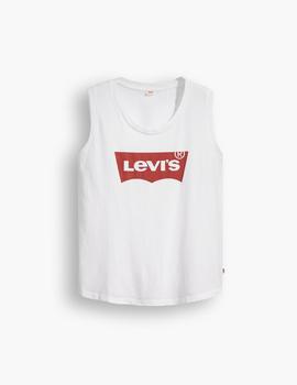 THE MUSCLE TANK FESTIVAL TANK WHITE