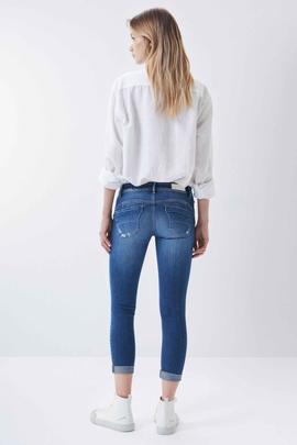 WONDER CROPPED PUSH UP SKINNY FIT CON ROTOS