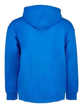 RELAXED GRAPHIC POSTER LOGO HOODIE PALACE BLUE