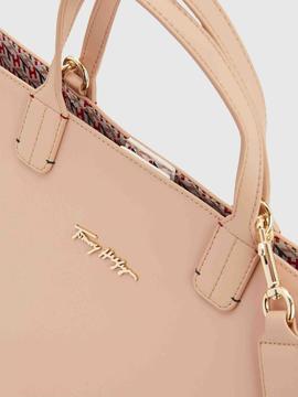 BOLSO ICONIC TOMMY SATCHEL NUDE