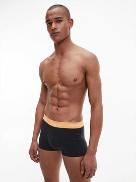 BOXER TRUNK LOW RISE COTTON STRETCH 2 PACK NEGRO