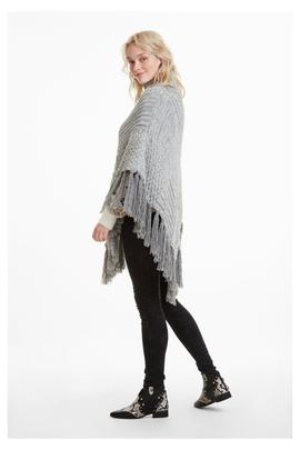 KNITTED PONCHO_SOFT