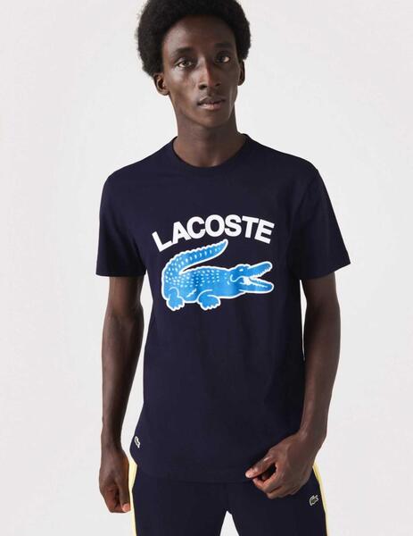 Camiseta de hombre Lacoste regular fit con raya con logo - Camisetas para  hombre - Novedades 2024