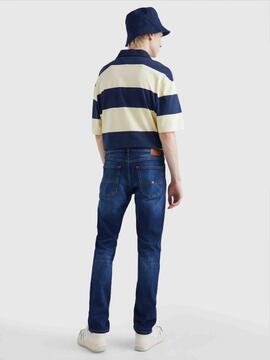 PANTALÓN VAQUERO SCANTON SLIM FIT ASDBS ASPEN DARK BLUE STR