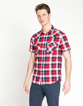 SS WESTERN SLIM FIT BRIGHT RED