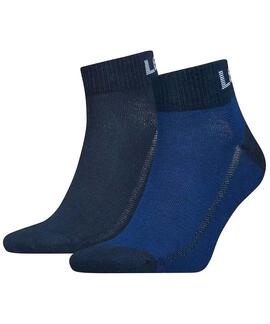 CALCETINES BAJOS LEVI’S® MID CUT 2 PACK BLUE COMBO