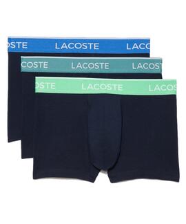 3 PACK TRUNKS BOXERS COTTON STRETCH AZUL MARINO