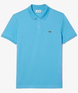 POLO LACOSTE SLIM FIT IY3 AZUL