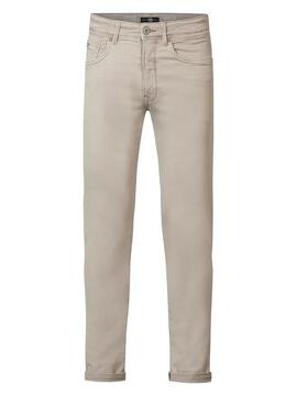 PANTALÓN VAQUERO SEAHAM SLIM FIT BEIGE