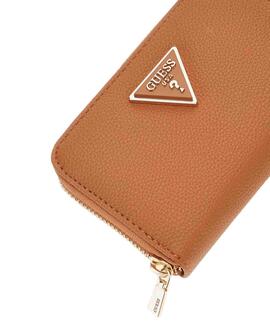 CARTERA MERIDIAN CAMEL CON LOGOTIPO TRIANGULAR