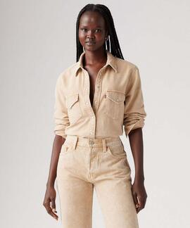 CAMISA VAQUERA LEVI’S® ICONIC WESTERN CHATTER KHAKI TOP