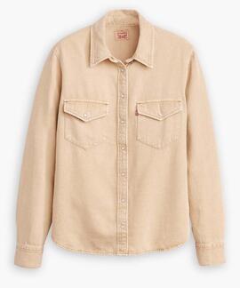 CAMISA VAQUERA LEVI’S® ICONIC WESTERN CHATTER KHAKI TOP