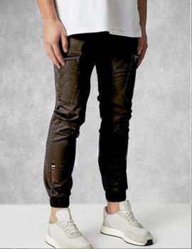 PANTALÓN DE HOMBRE JOGGER CARGO LA SAL LIMITED NEGRO DESGAST