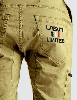 PANTALÓN DE HOMBRE JOGGER CARGO LA SAL LIMITED BEIGE