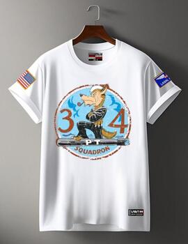 CAMISETA DE HOMBRE LA SAL 34 BLANCA