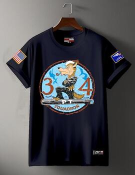 CAMISETA DE HOMBRE LA SAL 34 AZUL MARINO