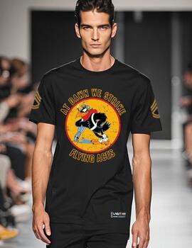 CAMISETA DE HOMBRE LA SAL STRIKE NEGRA