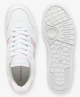 ZAPATILLAS LACOSTE WOMEN'S T-CLIP WHITE / LT PINK