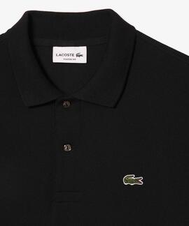 POLO MANGA LARGA LACOSTE REGULAR FIT 031 NEGRO